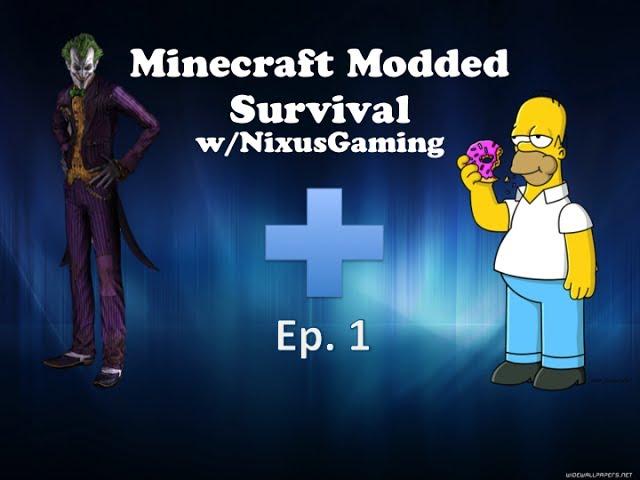 Modded Survival w/ NixusGaming Ep. 1 KATANA!!!!!!