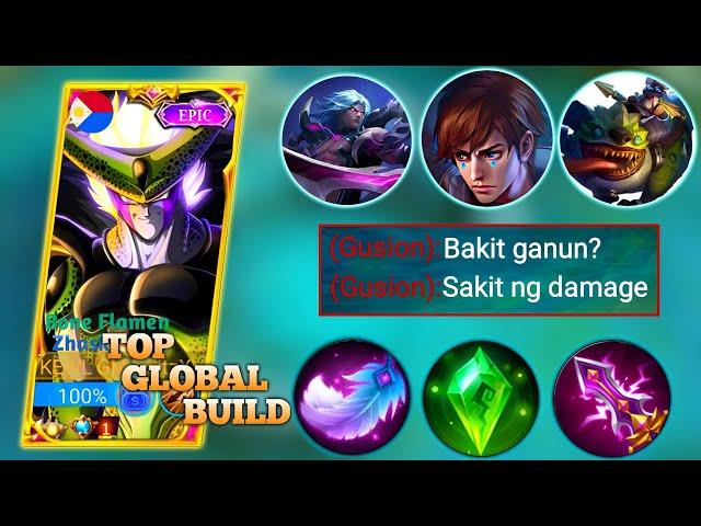 ZHASK TOP GLOBAL BUILD=DAMAGE HACK MOBILE LEGENDS 2022