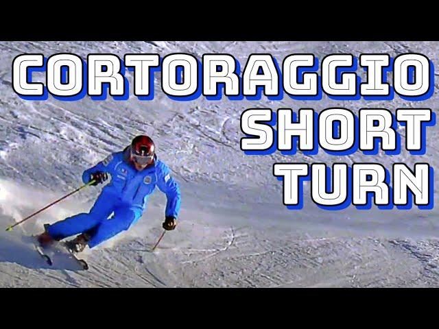 Ski technique demonstration - short turn - Cortoraggio