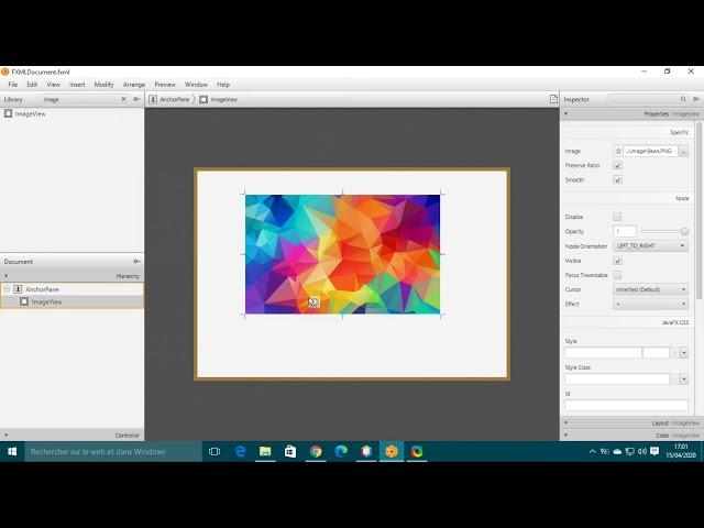 JavaFX Scene Builder Tutorial 35 - ImageView