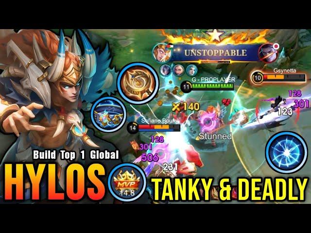 Tanky & Deadly!! MVP 14.8 Points Hylos The Annoying Tank!! - Build Top 1 Global Hylos ~ MLBB