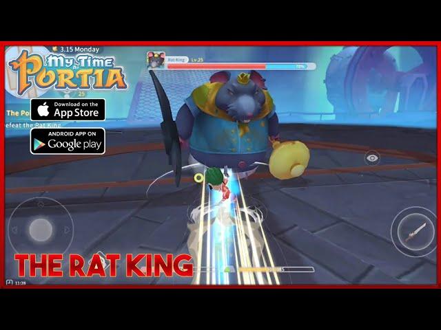 My Time at Portia | THE RAT KING | HD Gameplay | BOSS (Android/ios) #mytimeatportiamobile #portia