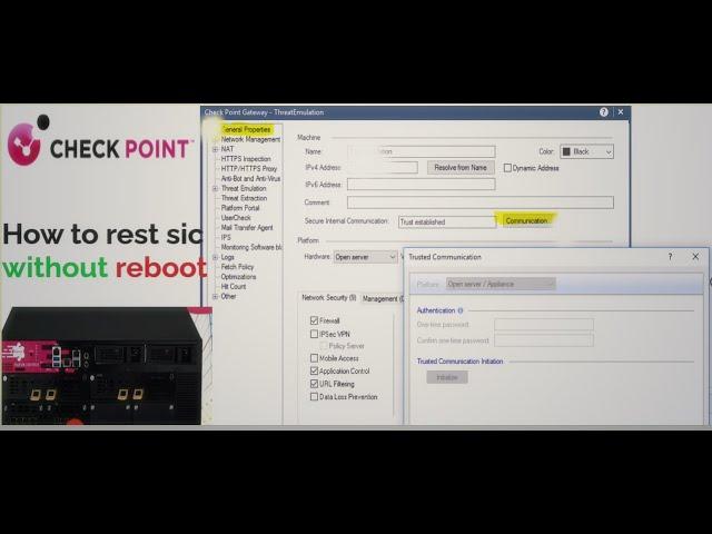 How to reset SIC without restarting Check Point Gateways !