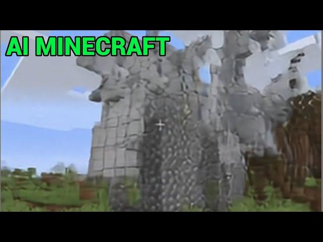 Minecraft, but it's AI Generated.