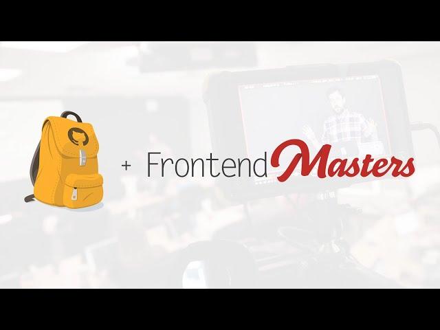 Get Free Subscription Of Frontend Masters| GitHub Student Pack