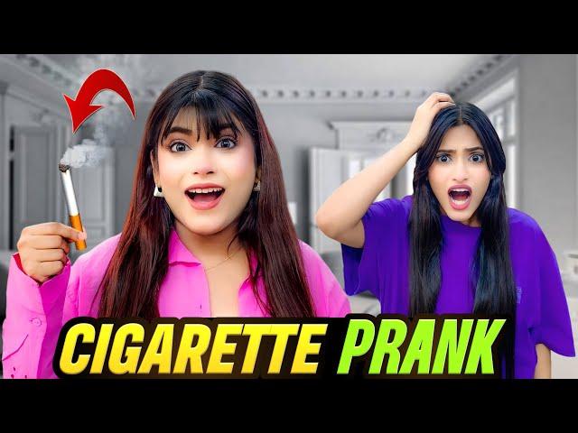 Cigarette  Prank On My Family | *Bohot Pitayi Hui * | Mahjabeen Ali