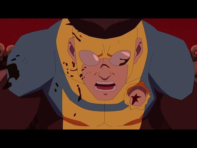 Invincible vs Cecil & ReAnimen Fight Scene Season 3 Episode 2
