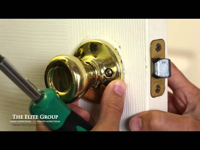 How to Fix a Stuck Door Latch | The Elite Group Property Inspections