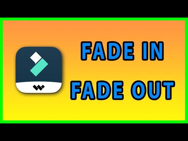 How to Fade-In or Fade-Out a video in Filmora X | Fade to black (2022)