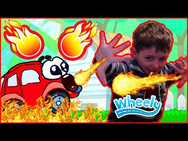 Машинка Вилли Wheely - Мультик-игра для детей про красную машинку 5-1