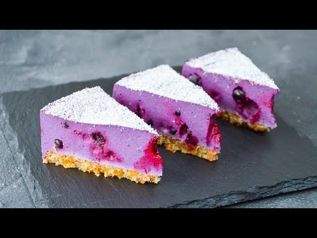 Постный (ВЕГАНСКИЙ) ягодный ЧИЗКЕЙК  Vegan berry CHEESECAKE