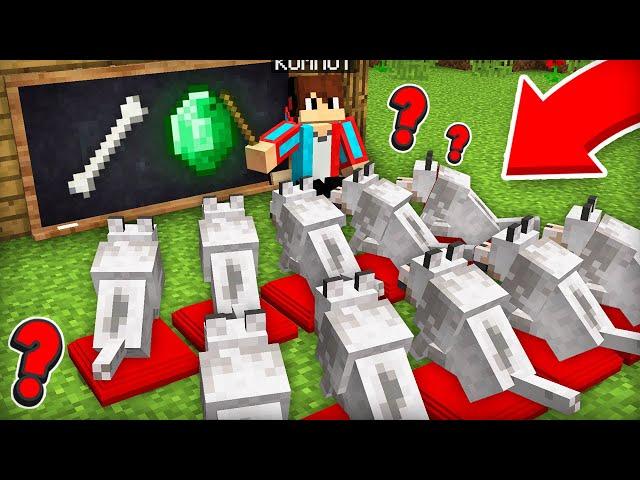 Я ОТКРЫЛ ШКОЛУ ДЛЯ СОБАК В МАЙНКРАФТ | Компот Minecraft