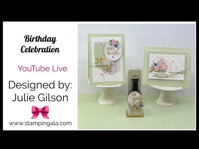 Quick & Elegant Birthday Gift Set | Stampin' Up Wildflower Birthday Bundle Tutorial