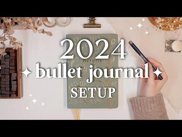  2024 Bullet Journal Yearly Setup