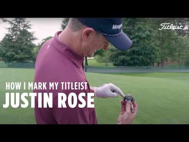 Justin Rose | A Closer Look at his Titleist Pro V1x