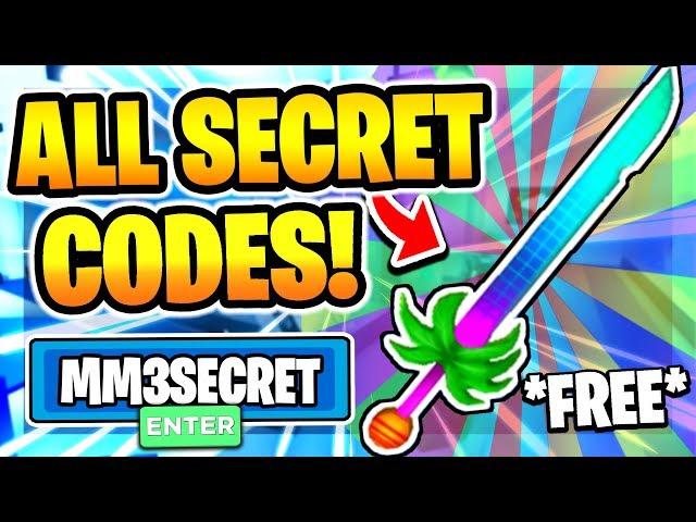 ALL *NEW* SECRET OP GODLY MURDER MYSTERY 3 CODES! UPDATERoblox MM3