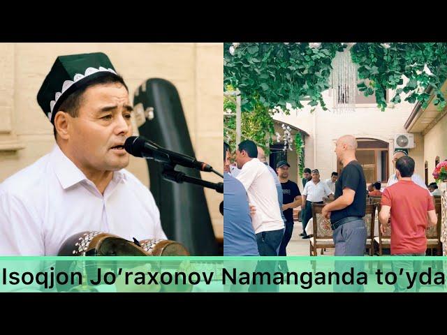 Isoqjon Jo’raxonov Namangada to’y xizmatida