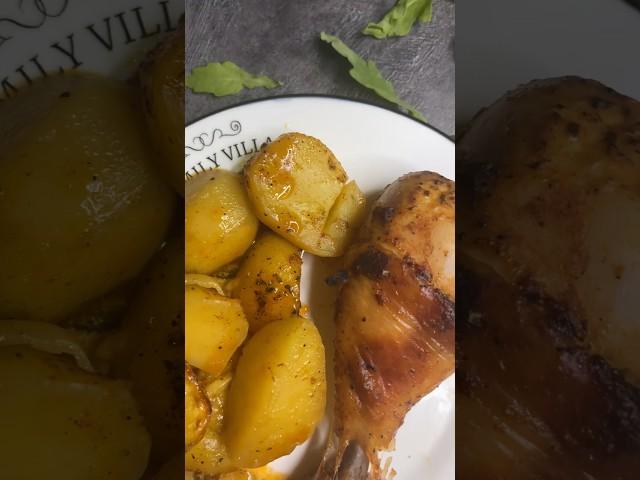 чё похавать ?! Сочная курица с картошкой. Ленивый рецепт
