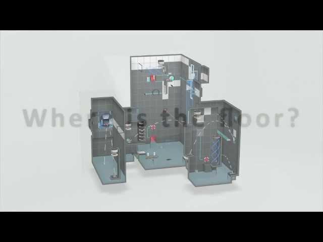 Portal 2 custom map: Where is the floor?