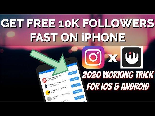 How to Get Free 10k Instagram Followers On iPhone | 2020 Trick No Root Or Jailbreak [Android & iOS]