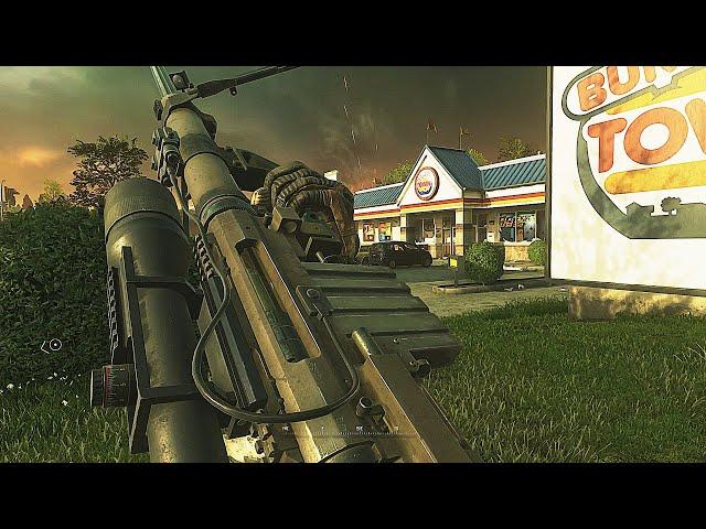 Defending Burger Town - Call of Duty Modern Warfare 2 Remastered