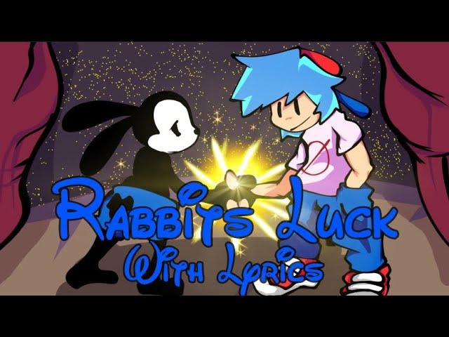 Rabbit's Luck WITH LYRICS | VS OSWALD LYRICAL COVER | FT @BonoanAnything &  Kokomi.