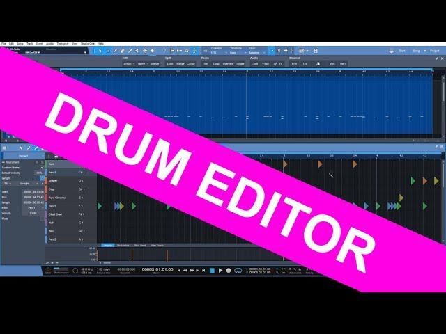 STUDIO ONE 4 | THE DRUM EDITOR OVERVIEW