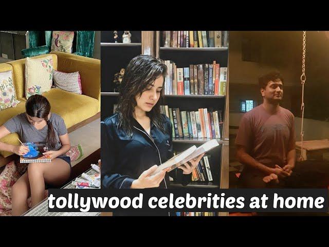 Tollywood celebrities at their home's for 21 days lock down|| celebrity adda