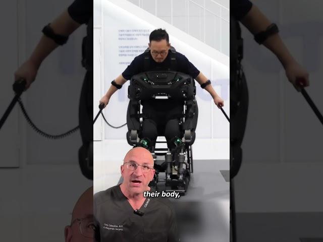 Robotic Walking Suit Revolutionizing Mobility  #shorts