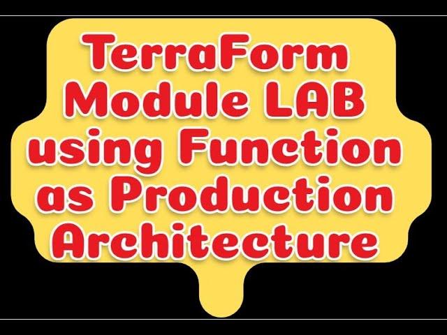 how to create terraform modules in AWS - LAB