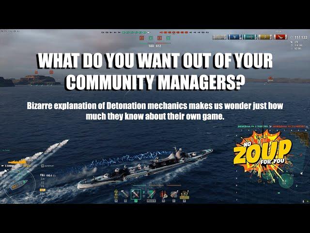 Do World of Warships Community Managers Understand their Game