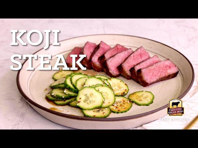 New York Strip with Shio Koji