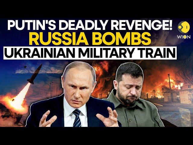 Russia-Ukraine War LIVE: Putin's Deadly Revenge!  Russia Bombs Ukrainian Military Train | WION LIVE