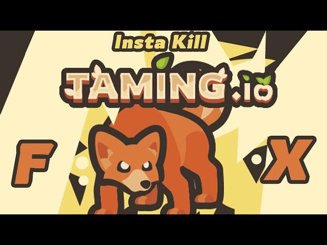 Taming.io Triple Electric Fox Insta Kill X Raid Big Gold Base