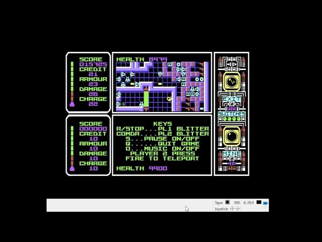 Commodore 64, Emulated, Captain Fizz Meets the Blaster-Trons, 41860 points