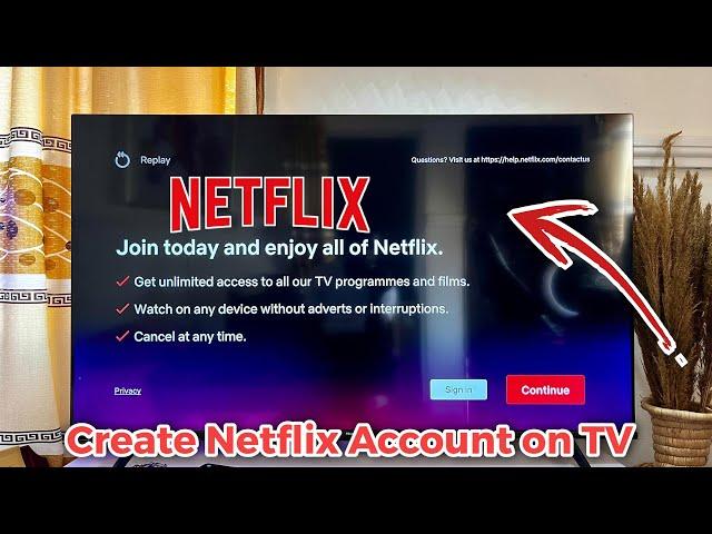 How to Create Netflix Account on Any Smart TV