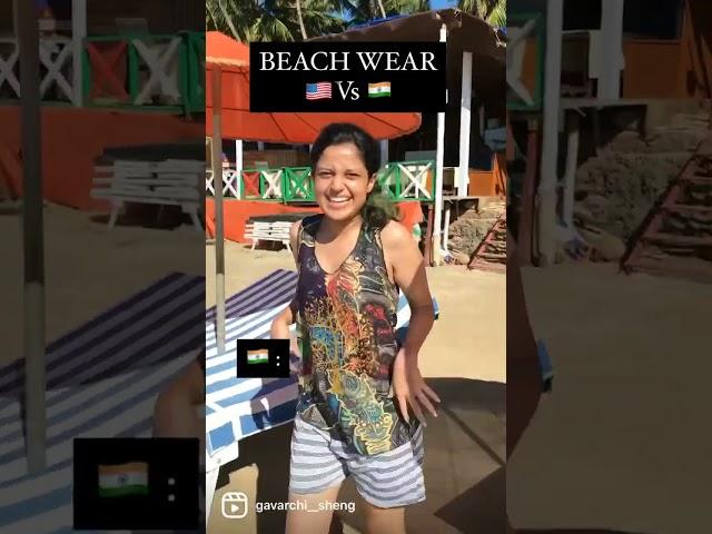 Do we even have “beach wear” section?  #ytshorts #shorts #goa #travel #funny