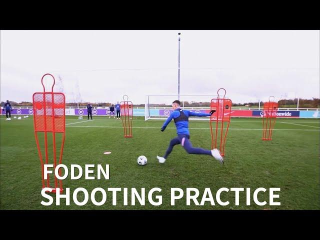 イングランド代表 フォーデン シュート練習 Vol.1 - England Foden Shooting Practice