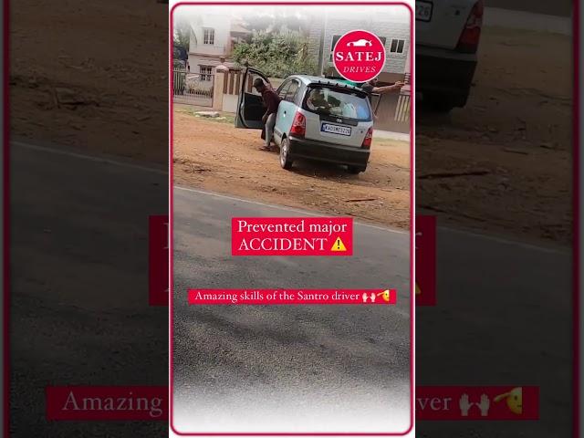Epic driving skills  | Saved from Accident ️