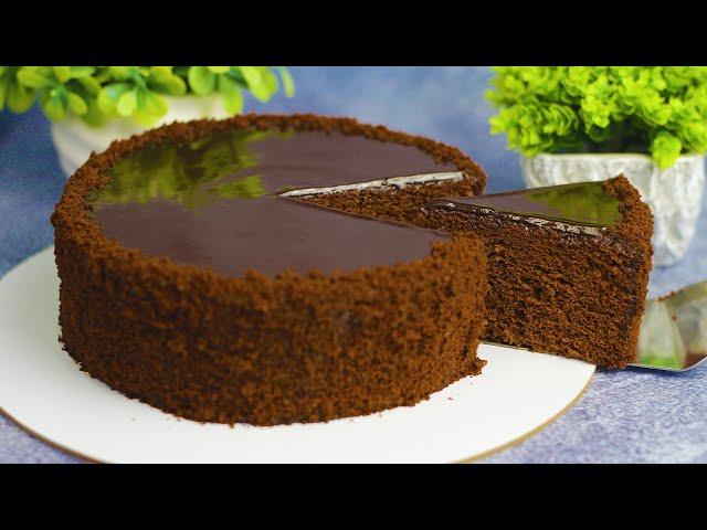 Chocolate healthy cake! Gluten-free, sugar-free! A simple recipe!