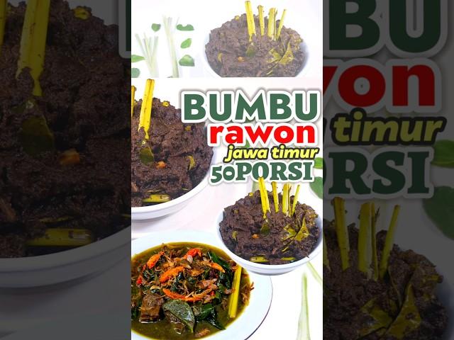 BUMBU RAWON JAWA TIMUR 50PORSI #rawon #bumbu #masakbesar #idejualan #fypシ゚viral