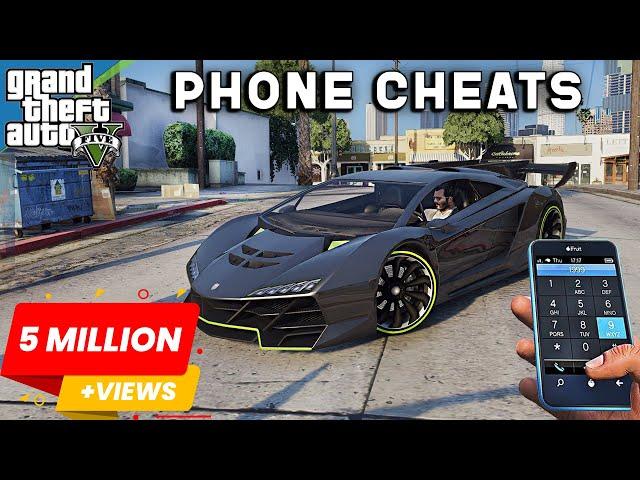 GTA 5 - PHONE CHEATS ( PS4, PS5, XboxOne & PC )