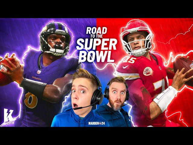 Road to the Super Bowl 3: Jackson vs Mahomes in Madden 24