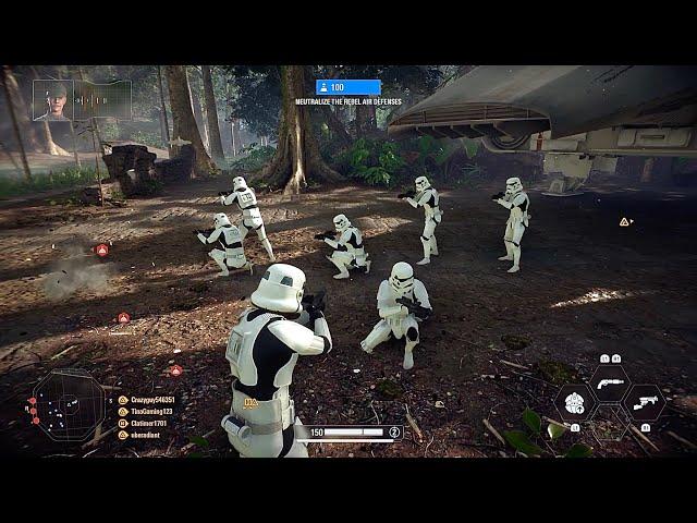 Star Wars Battlefront 2: Galactic Assault Gameplay (No Commentary)