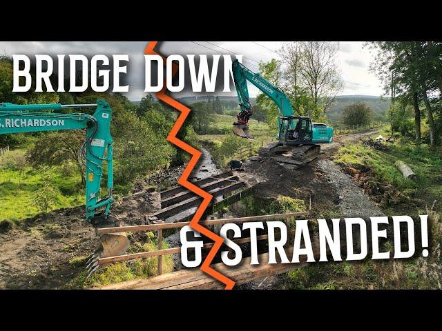 Our Bridge is Gone - We’re Completely Cut off! Scottish Country House Life (Living in Scotland)