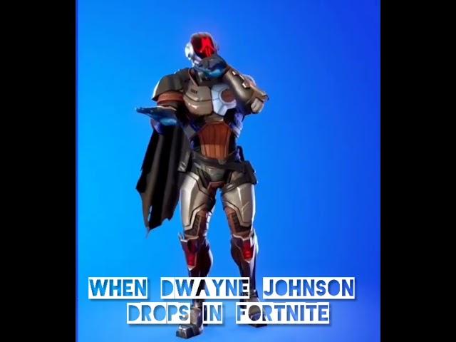 Dwayne Johnson in Fortnite!!!