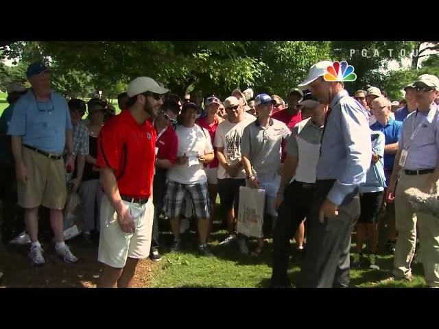 Rory McIlroy's golf ball finds fan's pocket at TOUR Championship