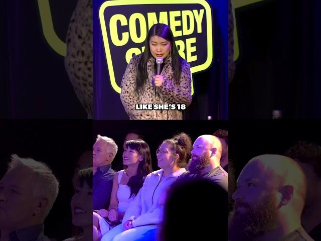 She's everything my mom wished I would be #standup #comedy #crowdwork #asianmomsbelike #shanghai