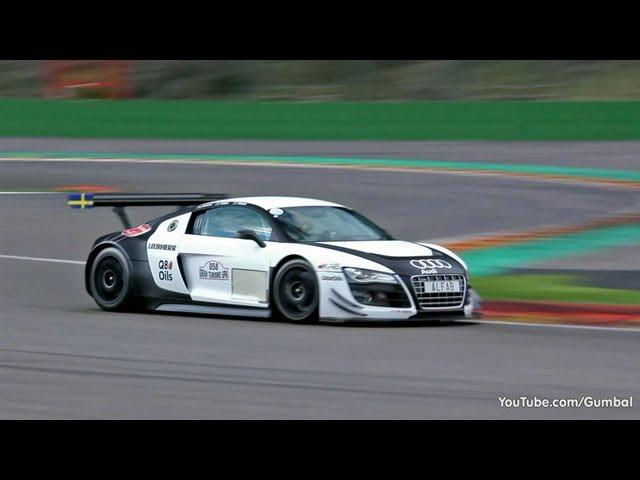 Audi R8 LMS Ultra GT3 - LOUD Sounds!!