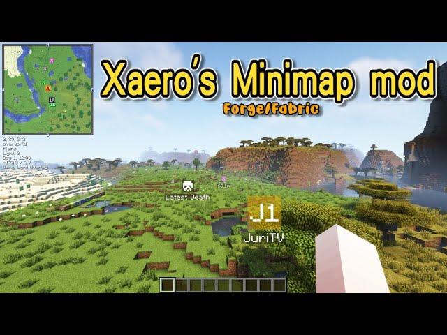 Minecraft 1.18.1 - Xaero's Minimap mod